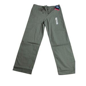 Cherokee Workwear Olive Green Scrub Pants S Polyester/Cotton Blend
